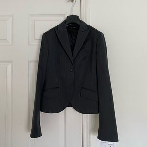 SISLEY Black Skirt Suit Set
